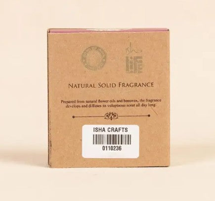 Beeswax Natural Oil Solid Perfume - Royal Oudh (4gm). Alcohol-free strong body fragrance