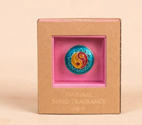 Beeswax Natural Oil Solid Perfume - Wild Rose (4gm). Alcohol-free strong body fragrance.