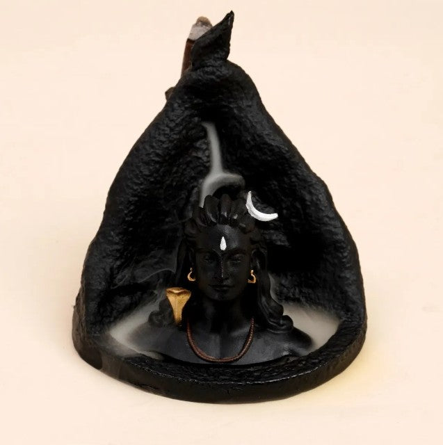 Adiyogi Backflow Incense Holder with 20 Cones