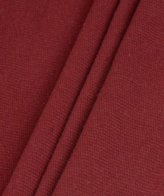 Cotton Yoga Mat Rubber Coated (Red)