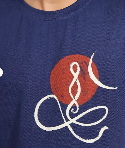 Sacred Strokes - Yogi T-shirt (Indigo)