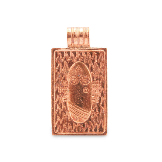 Linga Bhairavi Copper Pendant - large
