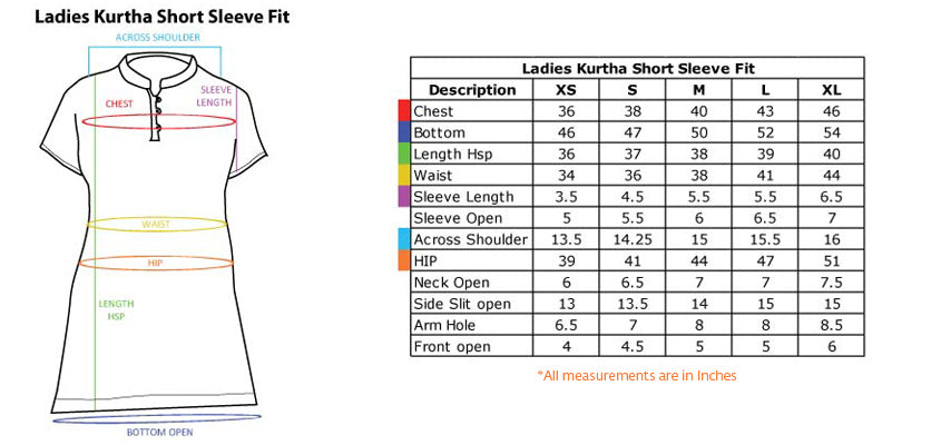 Ladies Embroidered Aum Kurta - White