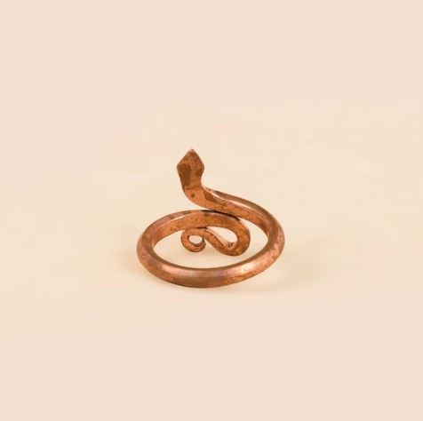 Copper Snake Ring - Consecrated