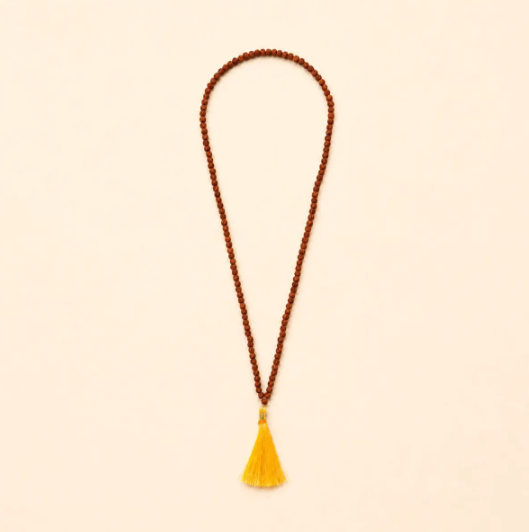 Authentic Isha Panchamukhi (five-faced) Rudraksha Mala. Energized at Dhyanalinga. Your cocoon of energy (5 mm)