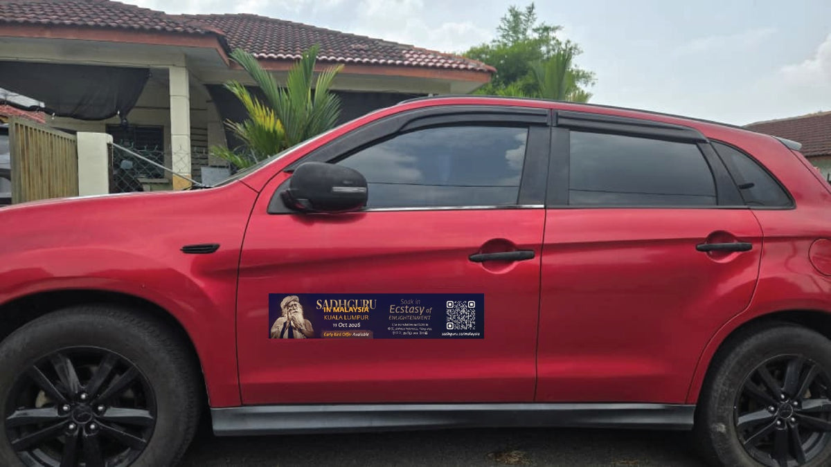 Car Door Magnet – Sadhguru in Malaysia | Soak in Ecstasy of Enlightenment
