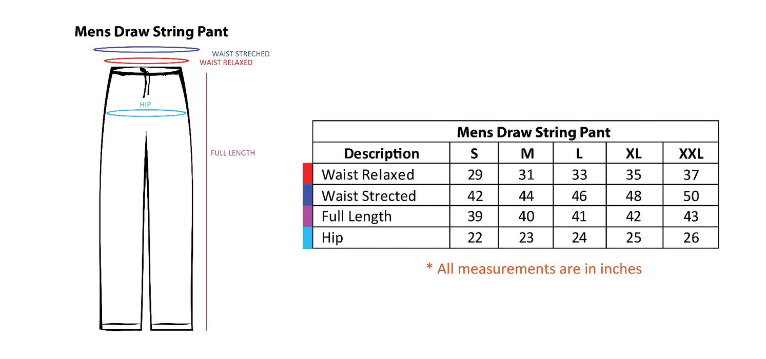 Men's Organic Drawstring Pant - Sap
