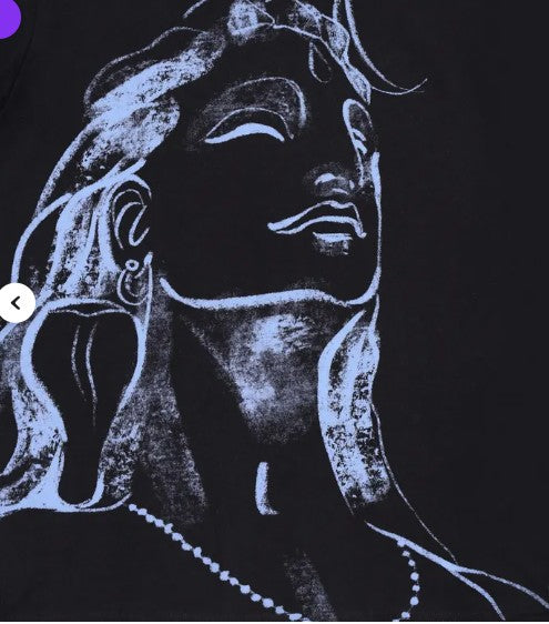 Adiyogi Iconic - Screen Printed T Shirt (Black)
