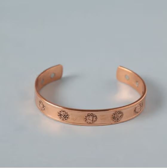 Chakra copper cuff