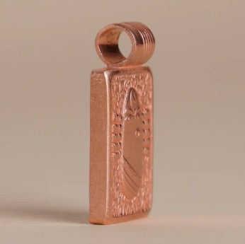 Linga Bhairavi Copper Pendant (Large). Energized Devi Pendant.