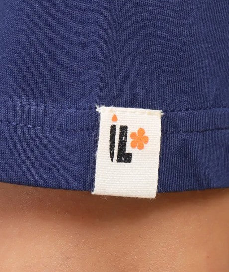 Sacred Strokes - Dhyanalinga T-shirt (Indigo)