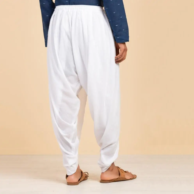 Unisex Dhoti Pant - White