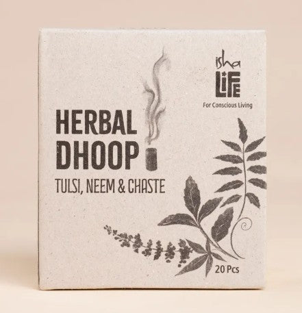 Herbal Dhoop (20 pcs). With Chaste, Tulsi and Neem.