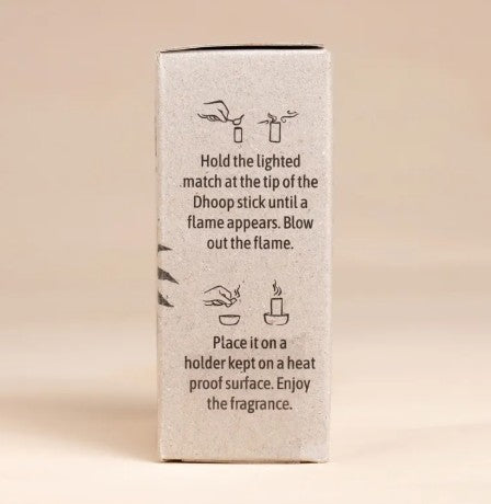 Herbal Dhoop (20 pcs). With Chaste, Tulsi and Neem.
