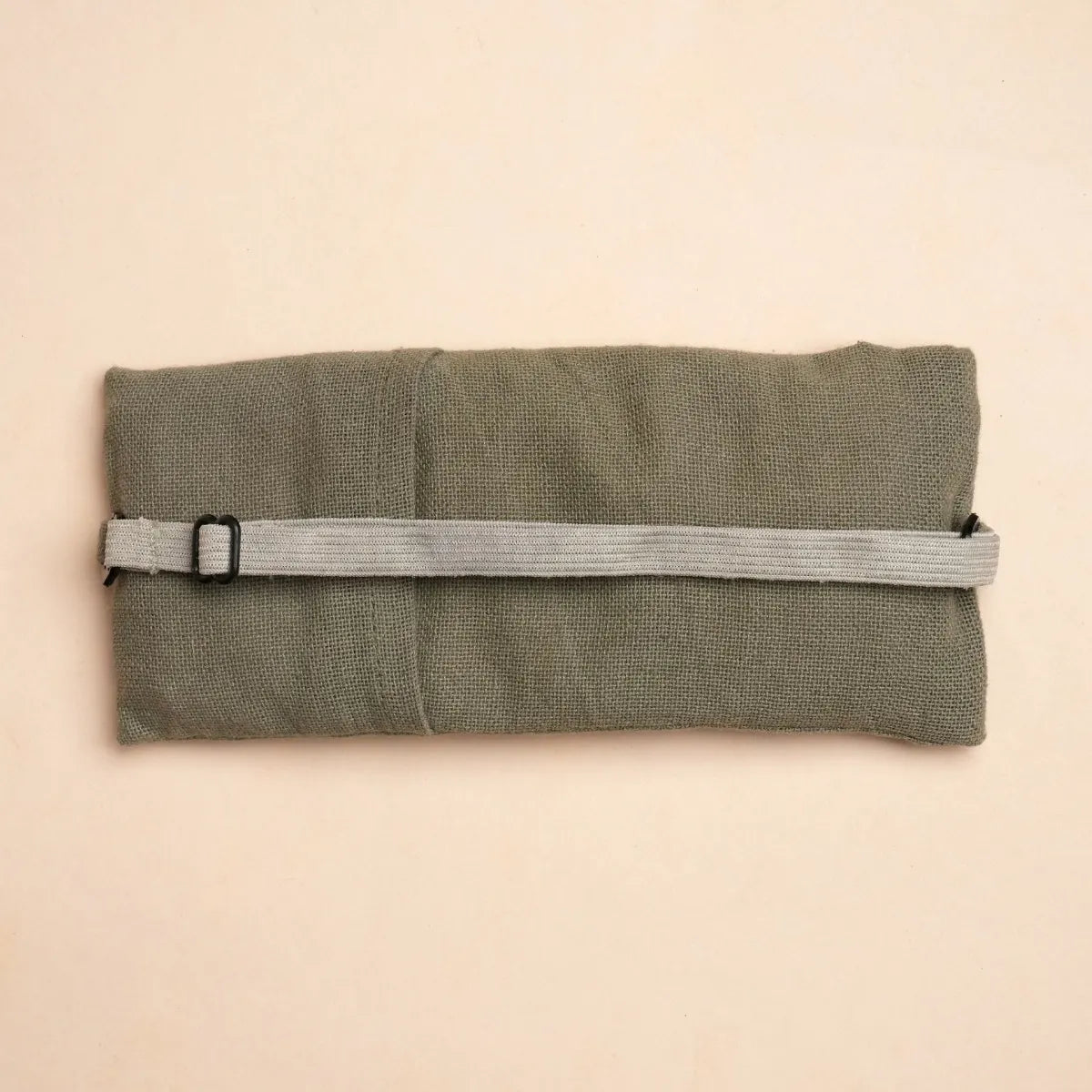 Herbal Dyed Eye Pillow with Flax & Lavender Seed - Tulsi Green