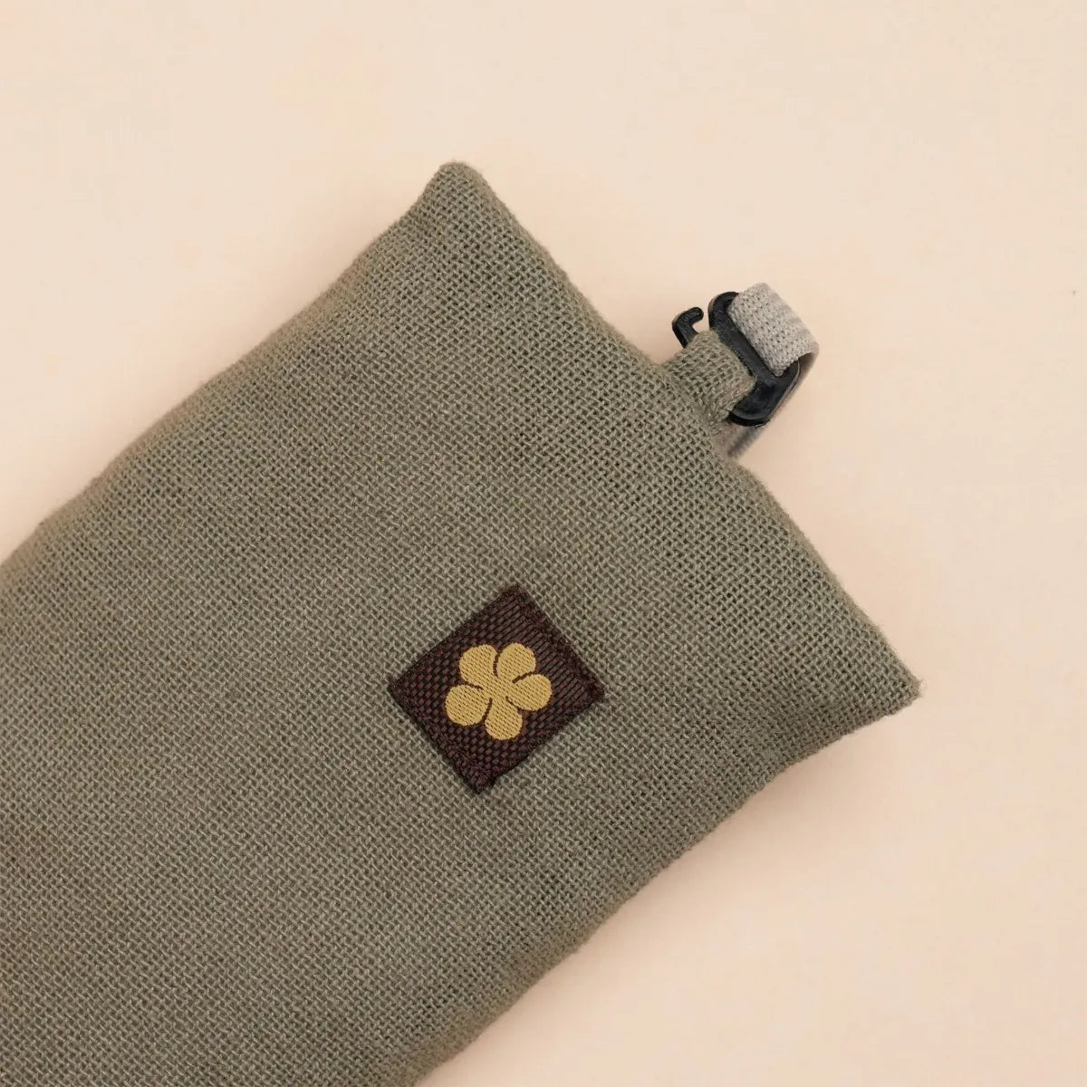 Herbal Dyed Eye Pillow with Flax & Lavender Seed - Tulsi Green