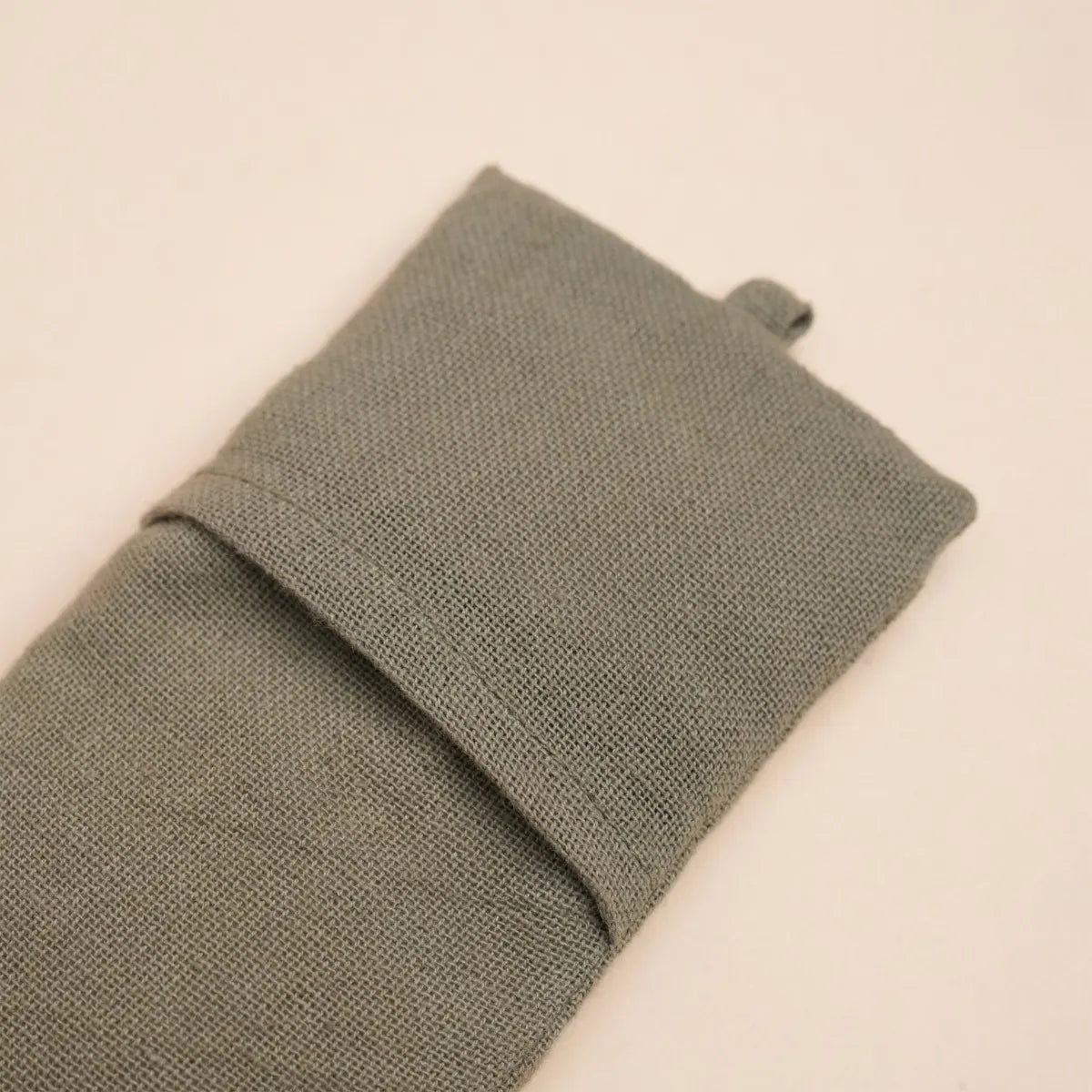 Herbal Dyed Eye Pillow with Flax & Lavender Seed - Tulsi Green