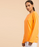 Unisex Organic Cotton Sadhana Full-Sleeve T-Shirt - Orange