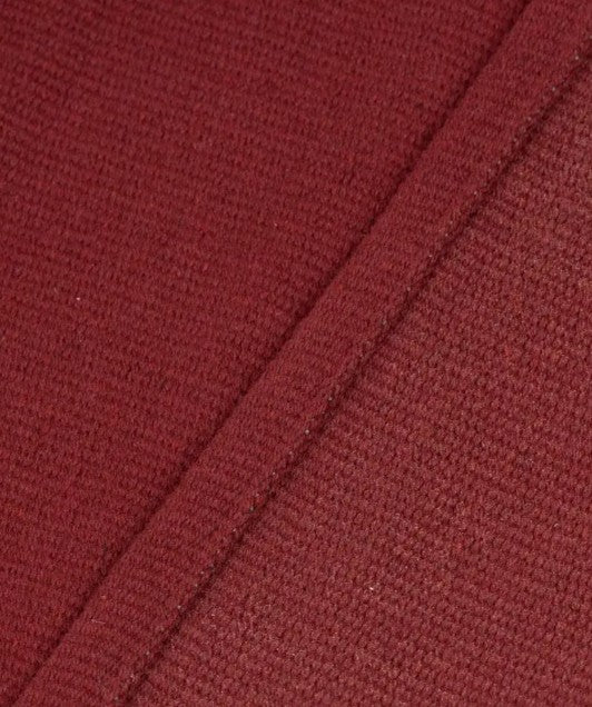 Cotton Yoga Mat Rubber Coated (Red)