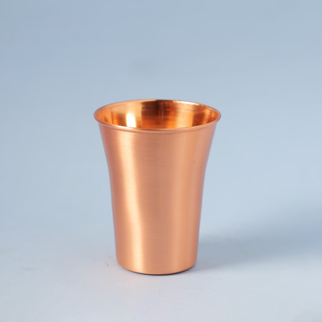 Plain Copper Glass (Big) 400 ml