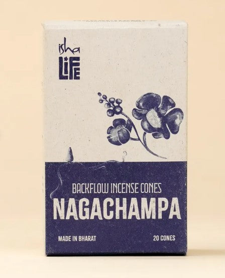 Backflow Refill Incense - Pack of 20 Cones - Nagachampa