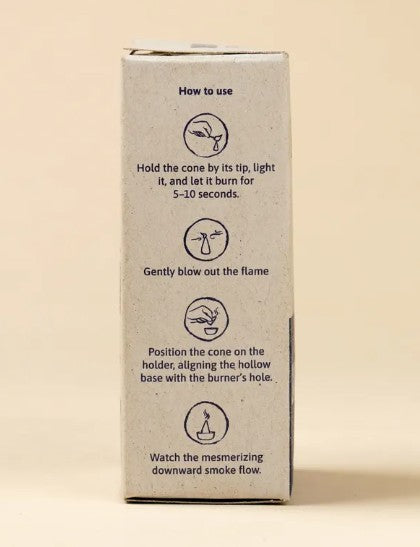 Backflow Refill Incense - Pack of 20 Cones - Nagachampa