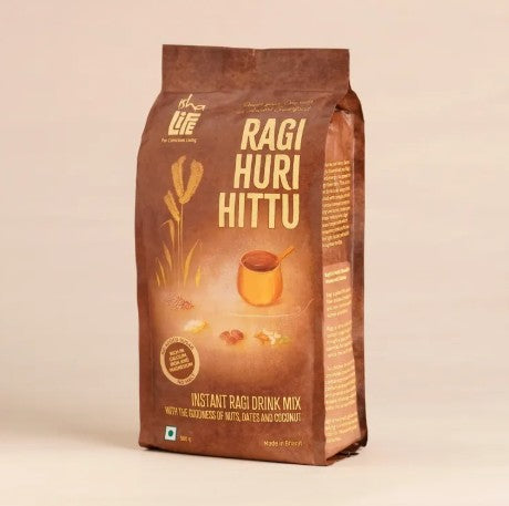 Ragi Huri Hittu (Instant Ragi Drink Mix) - 500 gms