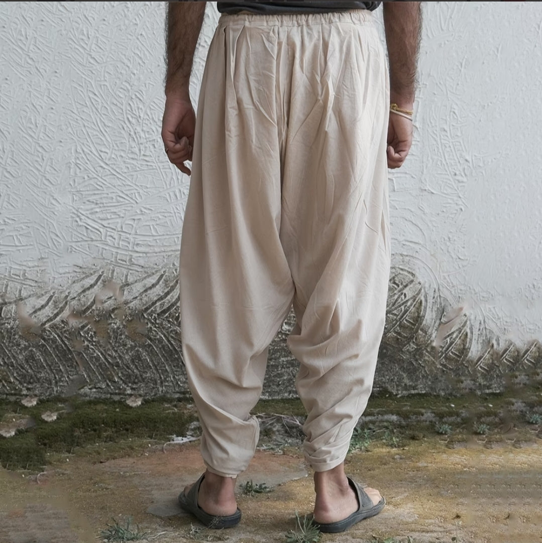 Unisex Dhoti Pant - Beige