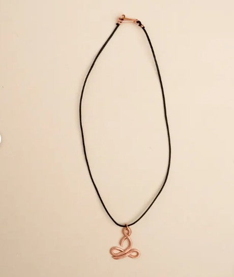 Sadhaka Copper Pendant with Rope