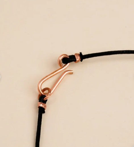 Sadhaka Copper Pendant with Rope
