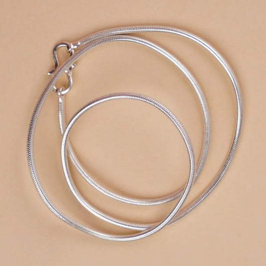 Linga Bhairavi Silver Small Chain. Holds Linga Bhairavi Gold, Silver and Copper pendants.