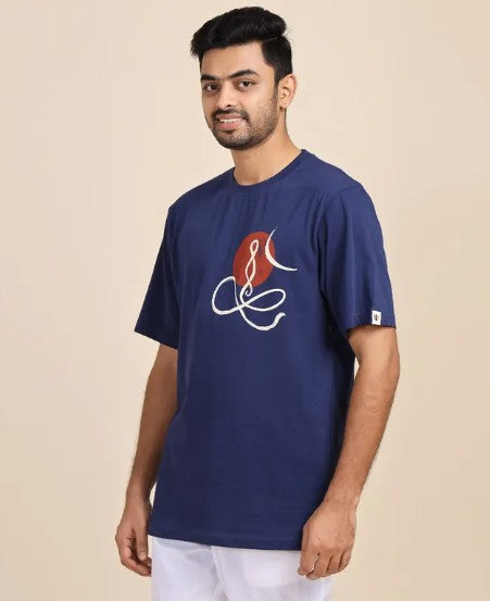 Sacred Strokes - Yogi T-shirt (Indigo)