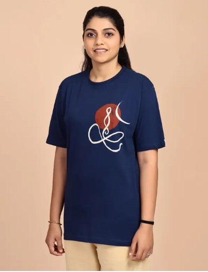 Sacred Strokes - Yogi T-shirt (Indigo)
