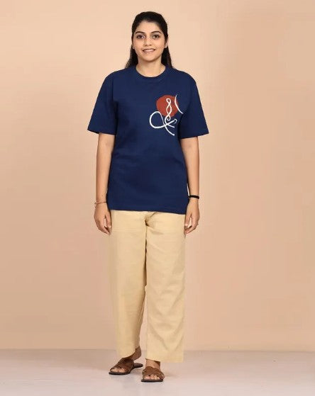 Sacred Strokes - Yogi T-shirt (Indigo)