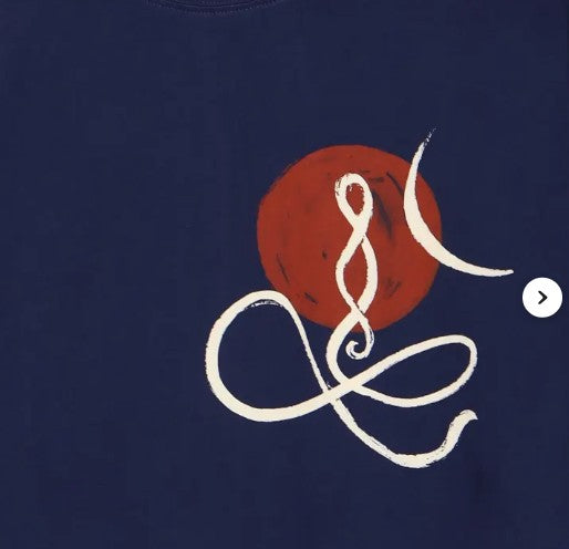 Sacred Strokes - Yogi T-shirt (Indigo)