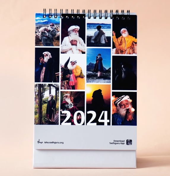 Sadhguru Table Top Calendar 2024