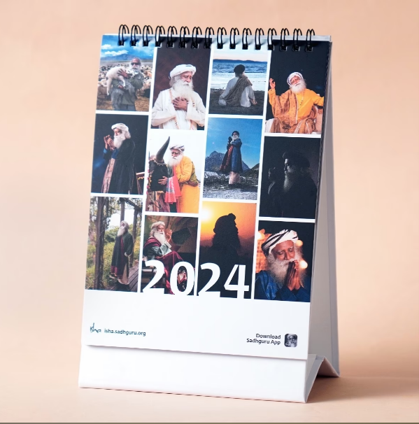 Sadhguru Table Top Calendar 2024