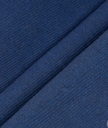 Cotton Rug Yoga Mat Back Rubberized - Blue