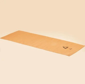 100% Cotton Rug Yoga Mat - Orange. Eco-friendly. Washable. For Yoga And Exercise.
