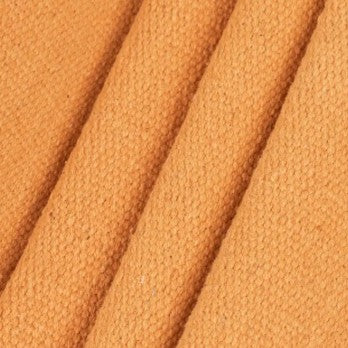 100% Cotton Rug Yoga Mat - Orange. Eco-friendly. Washable. For Yoga And Exercise.