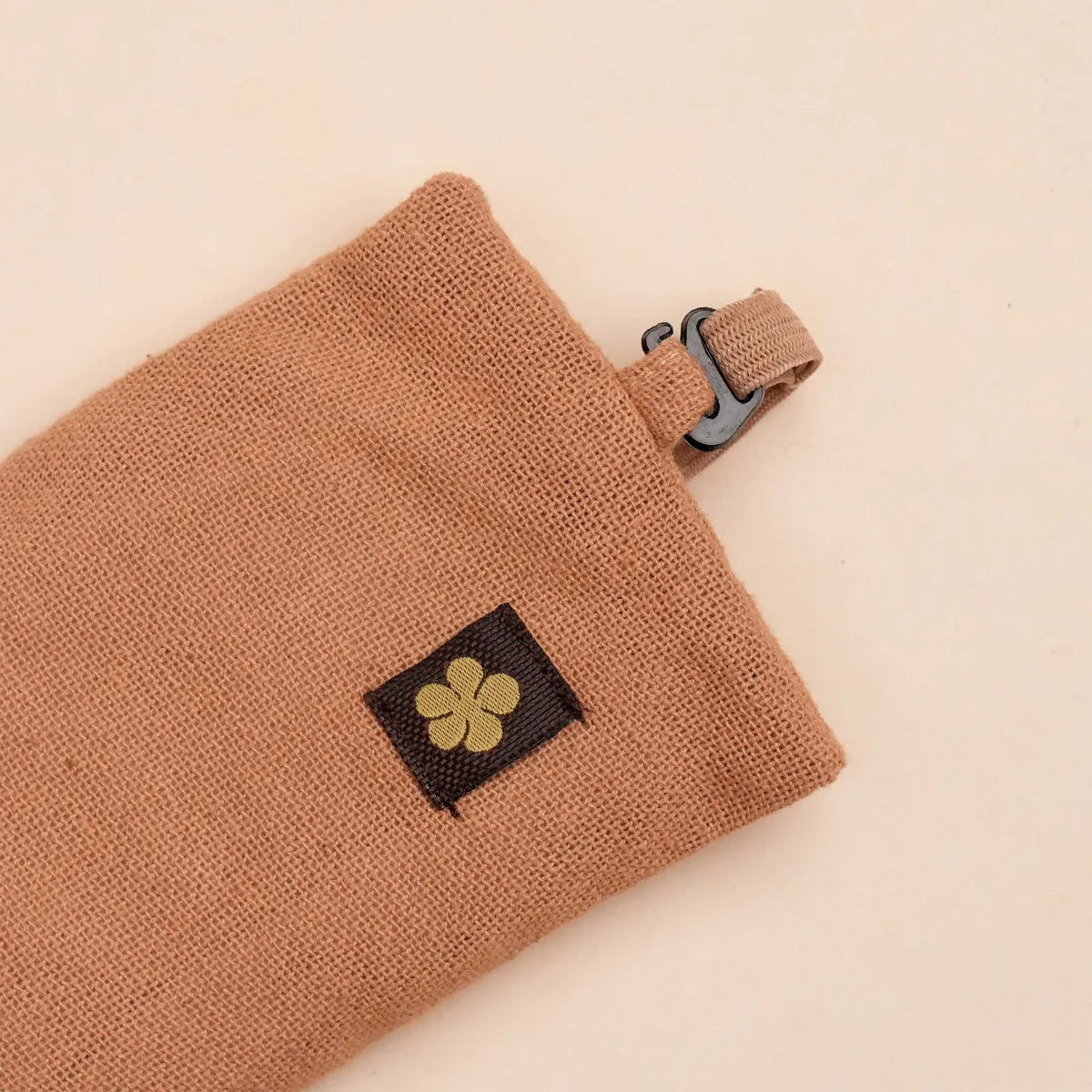 Herbal Dyed Eye Pillow with Flax & Lavender Seed - Vettiver Brown