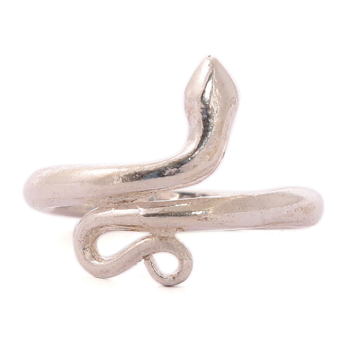 Consecrated Silver Snake Ring