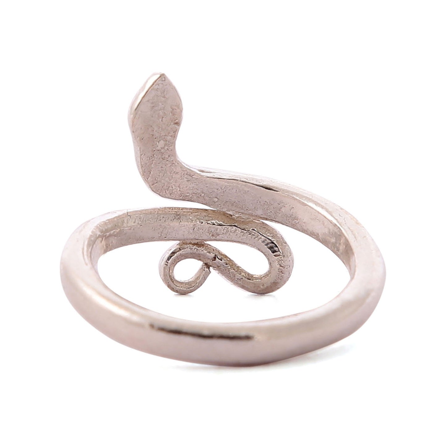 Consecrated Silver Snake Ring