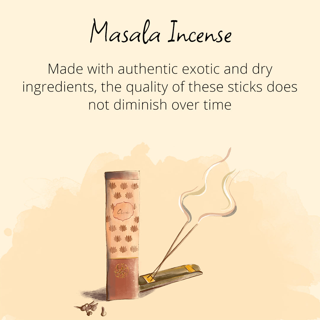 Organic Incense Clove, 10 Sticks