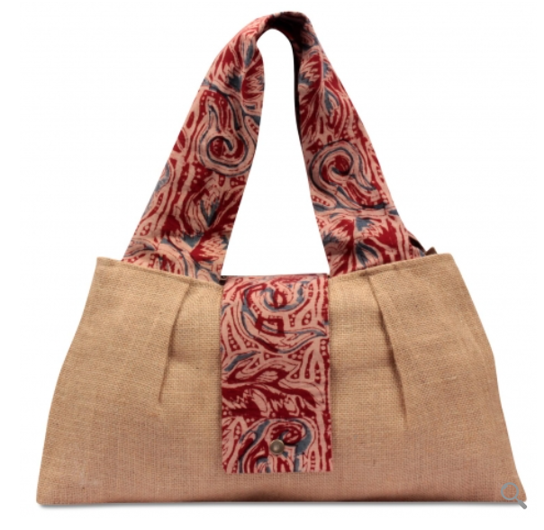 Kalamkari Jute Hand Bag