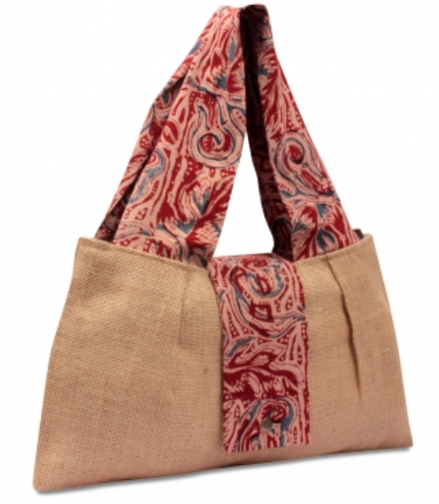 Kalamkari Jute Hand Bag