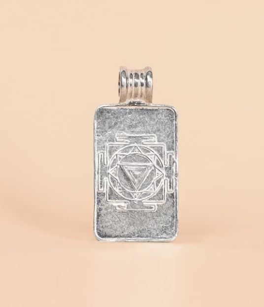 Linga Bhairavi Silver Pendant - Small