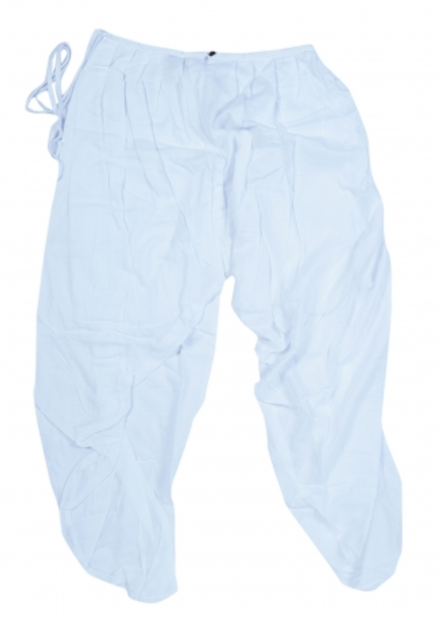 Ladies Organic Cotton Dhoti Pant - White
