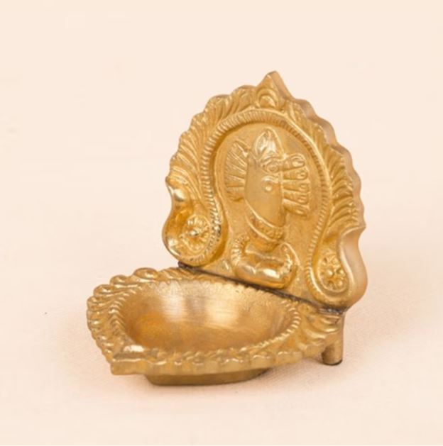 Linga Bhairavi Lamp (Brass)