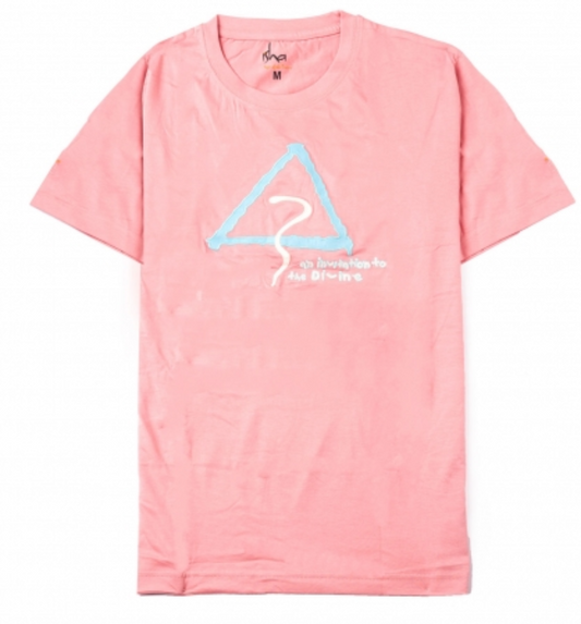Organic Cotton An Invitation to the Divine T-shirt - Pink